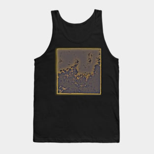 Citywave through Window in Gold Tank Top